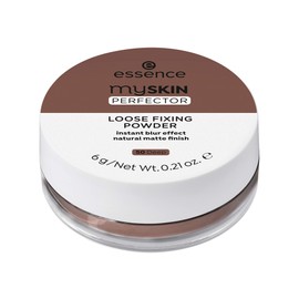 essence | My Skin Perfector Loose Fixing Powder | Instant Blur Effect & Natural Matte Finish | Vegan, Paraben Free, Gluten Free, Oil Free | Cruelty Free (50 | Deep)