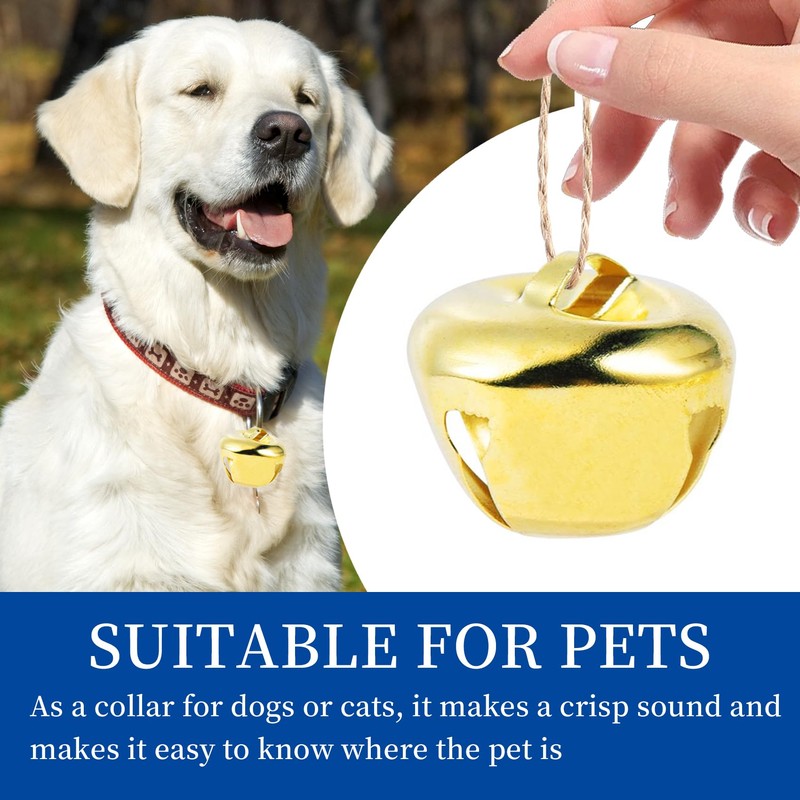 30 Pack Mini Jingle Bells, Small Gold Bells for DIY
