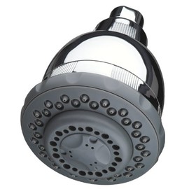 Culligan Wall-Mounted Water Filtered Shower Head with Massage, Chrome Finish
