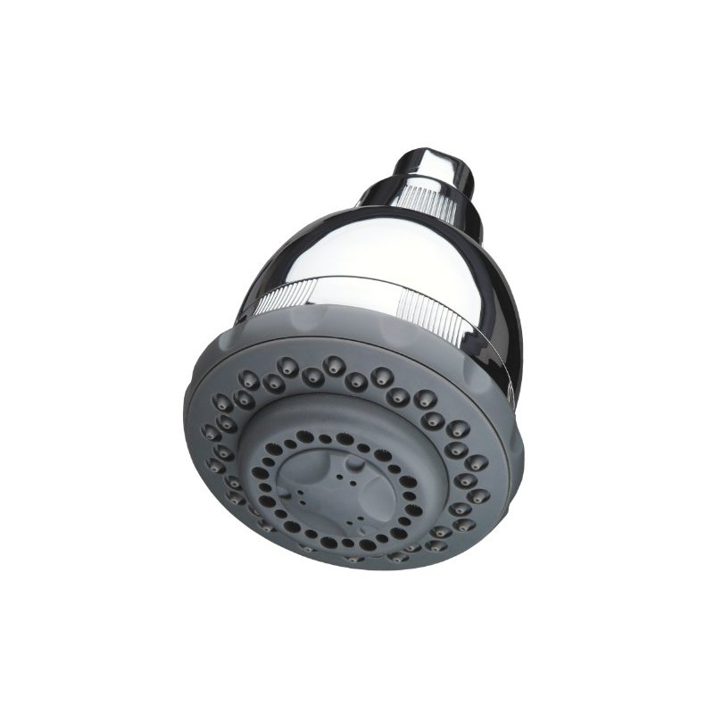 Culligan Wall-Mounted Water Filtered Shower Head with Massage, Chrome Finish
