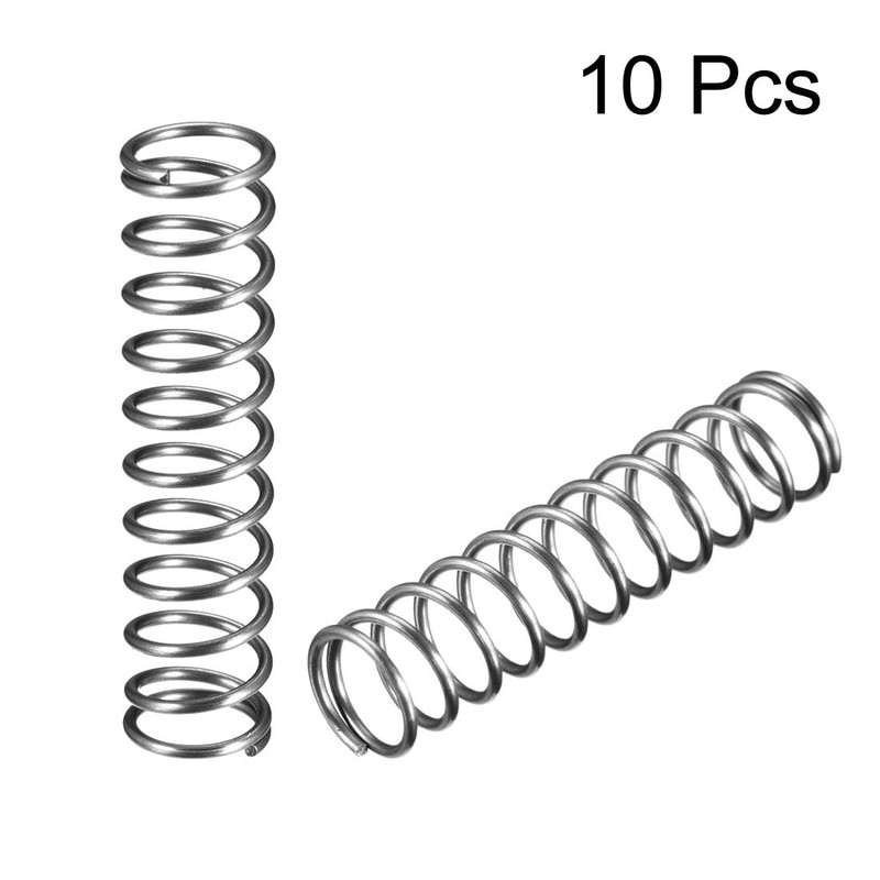 uxcell Wire Diameter 0.05", OD 0.47", Free Length 2" Spring
