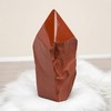 SAMSARI Red Jasper Crystal Points – Set of 2 Healing