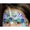 Handmade 20 Face Painting Unicorn Bling: Multi, Red, Blue, Pink