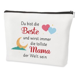 Muttertagsgeschenke für Mama,Beste Geburtstag Bonus Besondere Frauentag Lustige Weihnachten Valentinstag Erster Muttertag Coole Mama Geschenkideen für Ehefrau Mutter,Beste Mama der Welt Kosmetiktasche