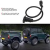 Trailer Extension Cord 7 Way 3ft Double Prong Male Plug