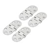 4PCS Door Hinge with Mounting Holes 316 Stainless Steel Hinge