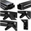 Folding Shelf Brackets for Wall-Mounted Tables and Shelves – Stainless