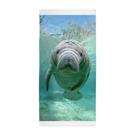 CafePress Baby Manatee 30"x60" Absorbent, Soft Beach Towel