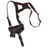 Barsony Brown Leather Shoulder Holster for HK USP Compact 357