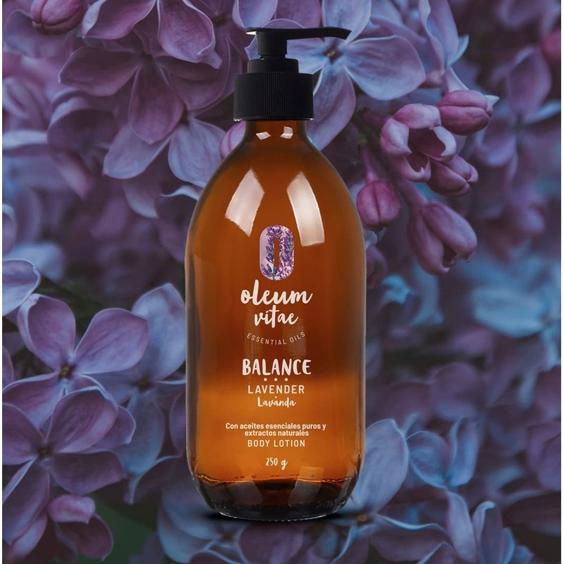 OLEUM VITAE Kit Dúo Hidratación Lavanda. Crema Corporal y Aceite