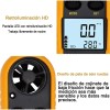Anemómetro Digital Termómetro B-Max GM816 Medidor Portátil de Viento
