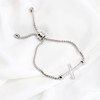 bobauna Sideways Cross Adjustable Link Bracelet Christian In Good Faith