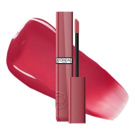 L'Oréal Paris Infallible Laque Resistance, Labial Líquido con Acabado Brilloso de Larga Duración Hasta por 16h, Fórmula Ligera Sin Sensación Pegajosa, Tono Paris Sunset, 5 ml