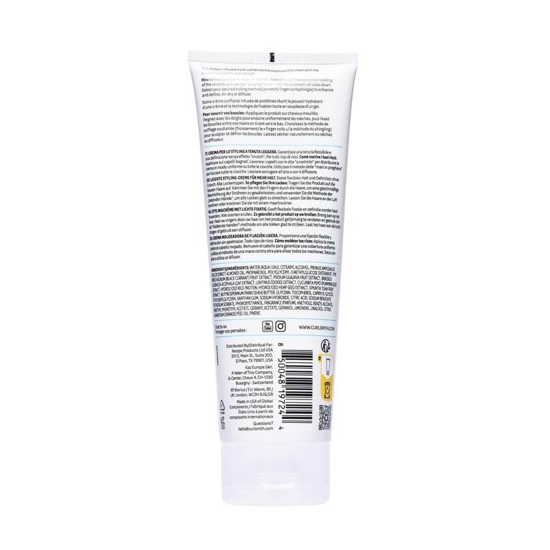 CURLSMITH Feather Light Protein Cream - Flexible Hold Curl Cream,