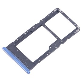 Replacement Part Compatible with Alcatel 1L Pro 4065F Trolley Slot Adapter Slot for SIM Card + Micro SD Memory Compartment (Blue)