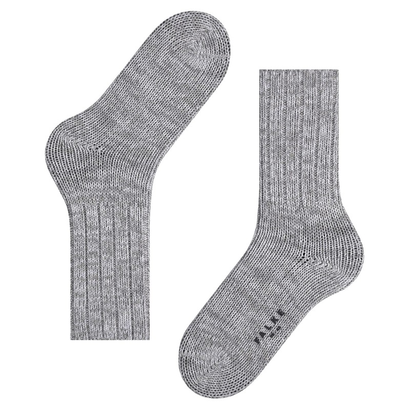 FALKE Brooklyn M So para hombre, Gris (Metal Grey 3463),