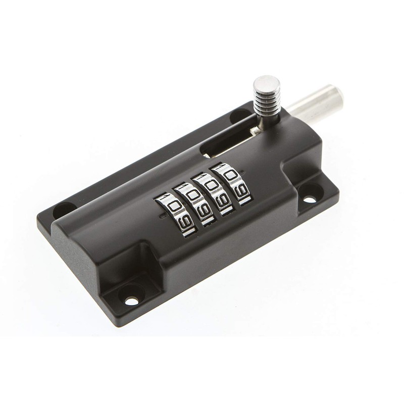 Sterling CLB110BK 110mm 4 Unique Combination Locking Bolt-Black-with Anti-Tamper Security