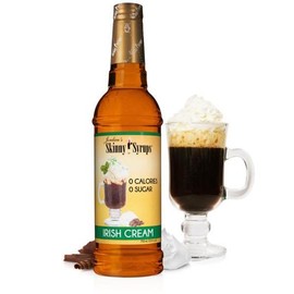 Skinny Syrup Irish Cream Syrup - 0 Calories, 0 Sugar, Sweet Beverage