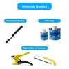 LESSO 3/4 inch PVC Pipe Repair Kit,PVC Repair Coupling for