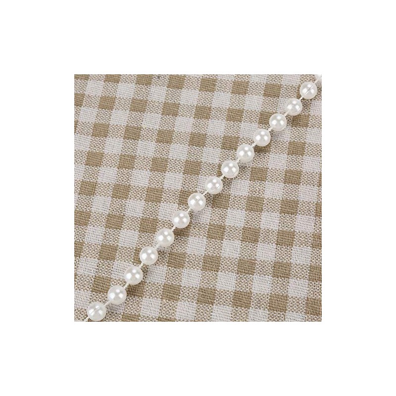 Pearl Bead String, 10m/roll Grinding Pearl Wire Beads Garland String