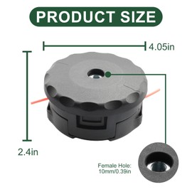 Weed Eater Head SRM-225 Fits Most Echo Weed Eater, Trimmer Head for Echo Compatible with SRM-230 SRM-210 SRM2100 PAS210 PAS211 PAS225 PAS230 PAS231 PAS260 Shindaiwa T195S T220 T222 T230 T231 Trimmer