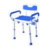 PCP Shower Safety Chair, Bath Bench With Backrest, Swing Arms,