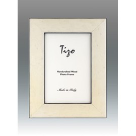 Tizo 4" X 6" White Wooden Frame, Made in Italy