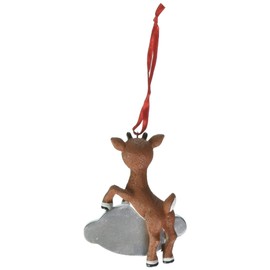 Department 56 Rudolph The Red-Nosed Reindeer Personalizable, 3.375" Hanging Ornament, Multicolor