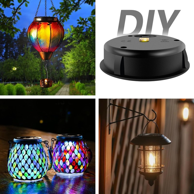 GENYESTAR Solar Light Replacement Top 4 Pack (3.15" x 2.76"