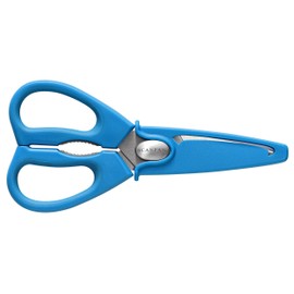 Scanpan Spectrum Series Kitchen Scissors, 4.3 inches (11 cm) (Blue) | SCANPAN Scan Pan, 4.3 inches (11 cm), Scissors, Light, Blue, Light Blue, Light Blue, Stainless Steel, Cookware, Kitchen Goods, Kitchen Goods, Kitchen Goods, Scissors, Cooking Scissors,