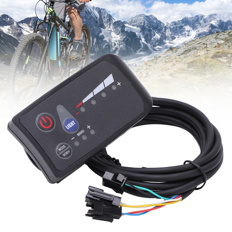 24V Electric Bike Control Panel LED Power Display 810 Instrument