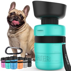 Lesotc Lesotc Dog Water Bottle, Portable Dog Water Dispenser, Leak Proof Dog Travel Water Bottle, Squeeze Pet Water Bottle for Walking On The Go, Dog Hiking Accessories for Outdoor Walking, Hiking, Travel