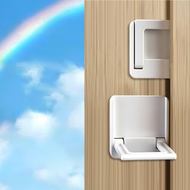 Peel Off Without Residue, Sliding Door Stopper, Window Lock, Tasteless, Door Stopper, No Drilling Required, Window Stopper, Fall Prevention, Security Measures, Baby Guard, Kids, Babies, Cats,