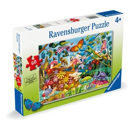 Ravensburger Backyard Bug World - Educational Toys for Kids - 60 Piece Jigsaw Puzzle - 4 Years +