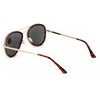 V.W.E. Large Metal Tear Drop Progressive Reading Sunglasses - Zero