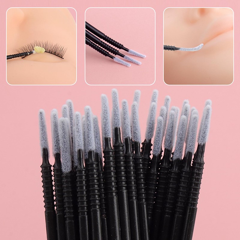 200 Pcs Disposable Lip Wnads,Micro Brushes,Microfiber Lip Brushes for Lipstick,Lipapplicators