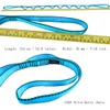 CAPARK 53 Inches Nylon Daisy Chains Rope Climbing Lanyard Straps