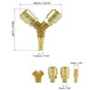 Compressed Air Y Splitter 2-Way Quick Coupling System Metal Design
