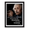 Albert Einstein Quote Poster Laminated Young N Refined (16x20)