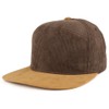 Trendy Apparel Shop - Gorra de pana con textura de