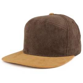 Trendy Apparel Shop - Gorra de pana con textura de ante, Marrón beige, Talla única