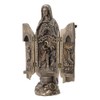 Veronese Design Lady of Grace Triptych Hinged Resin Sculpture Bronze