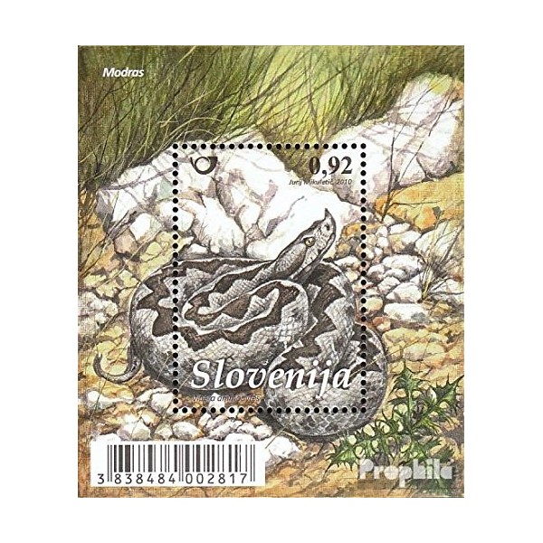 Prophila Collection Slovenia Block51 (complete edition) Mint NH 2010 Snakes