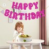 SINGOMON Glitter Pink Happy Birthday Banner Hot Pink Happy Birthday