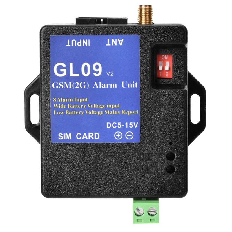 GL09 8 Channel Battery Operated App Control GSM Alarm Systems