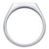 Kuzzoi 0601990719 Men's Signet Ring, Solid 14 mm Wide in