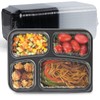 LEOBOX To Go Containers, 40 Pack 34 oz Black 4