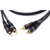 DRUT 1m Twin RCA to RCA Phono Turntable Mixer Ground