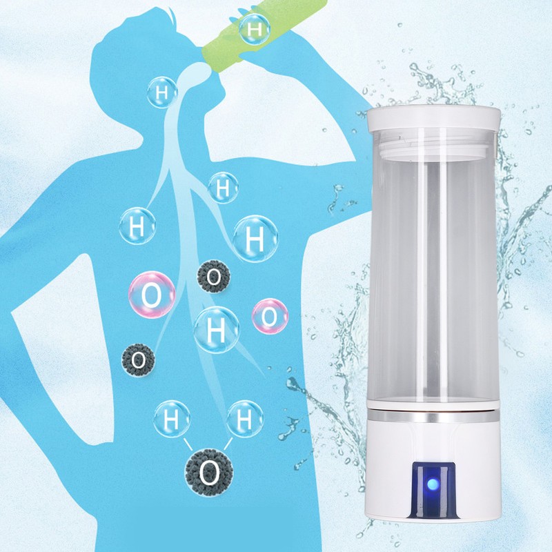 Portable Hydrogen Water Ionizer 300ml 3000PPB Portable Hydrogen Water Bottle