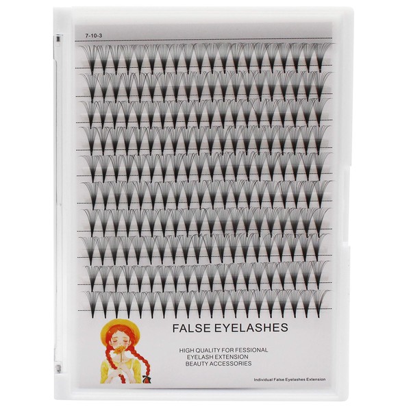 Dedila Thickness 0.07mm D Curl -14D Premade Fans Eye Lashes